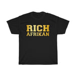 Rich Afrikan X Art of facts LogoUnisex Heavy Cotton Tee