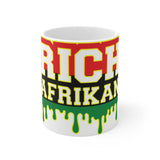 Rich Afrikan Drip Ceramic Mug 11oz